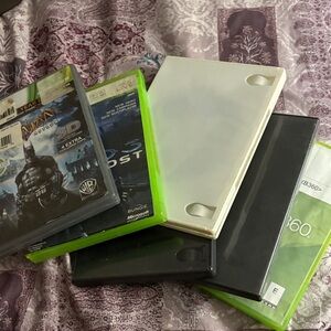Assorted Xbox 360 Game Cases 6 games